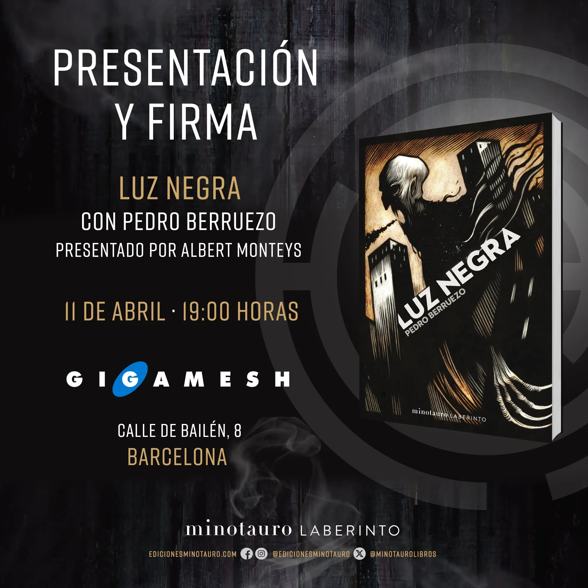 John Tones presenta «Luz Negra» en Barcelona