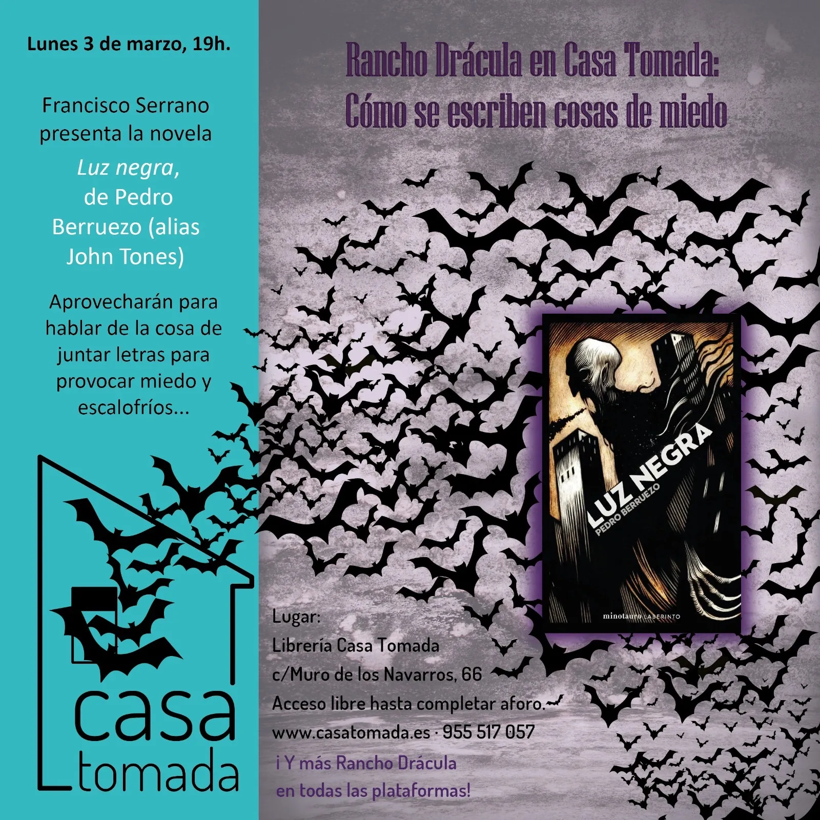 John Tones presenta «Luz Negra» en Sevilla